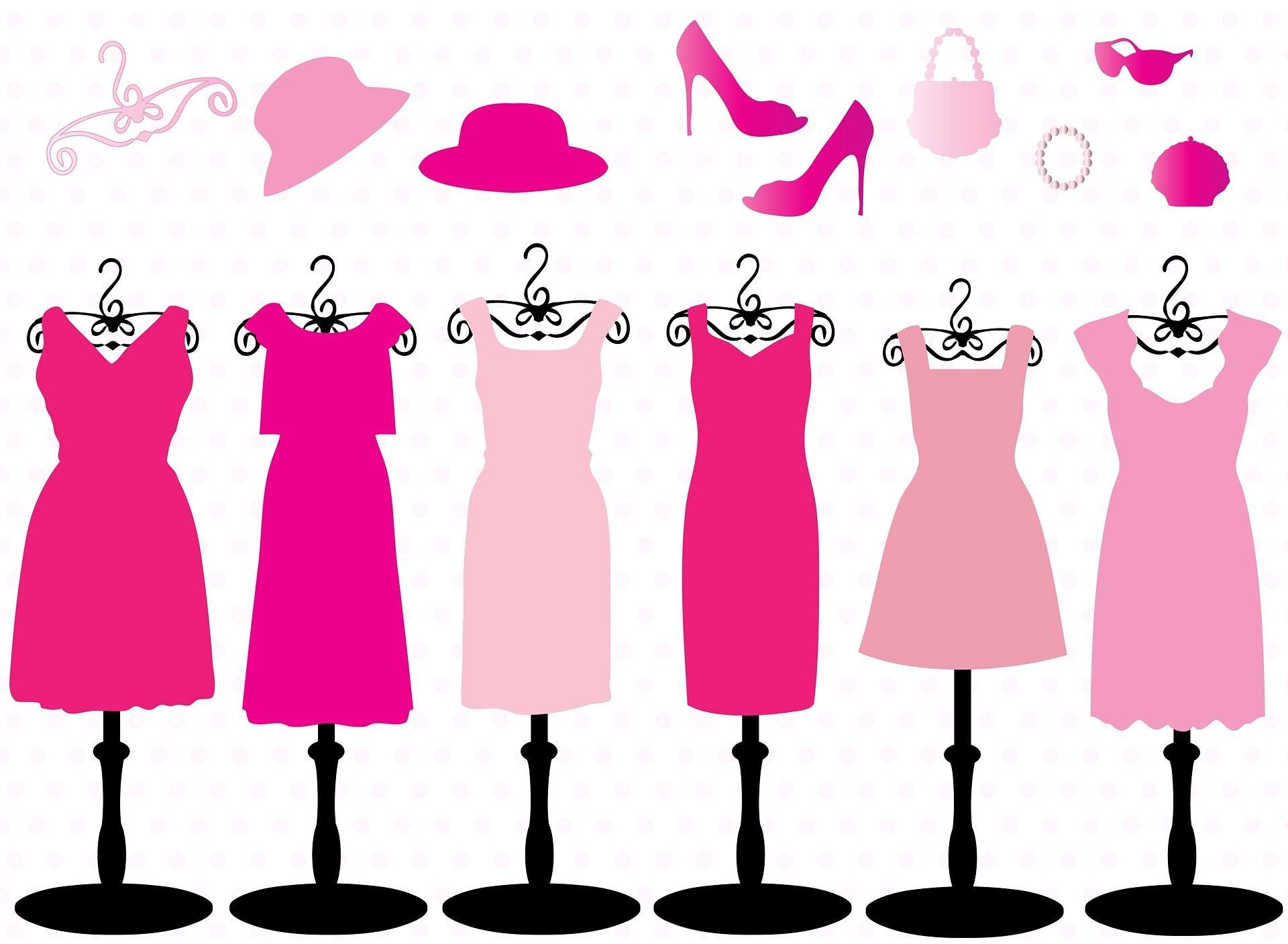 Pinke Kleider