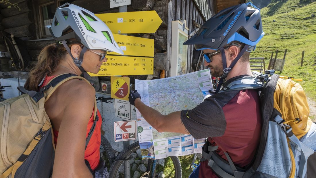 Tour-Info bei der BrÃ¼ndling-Alm