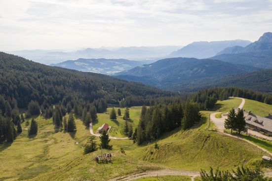 Blick auf die Stoißenalm