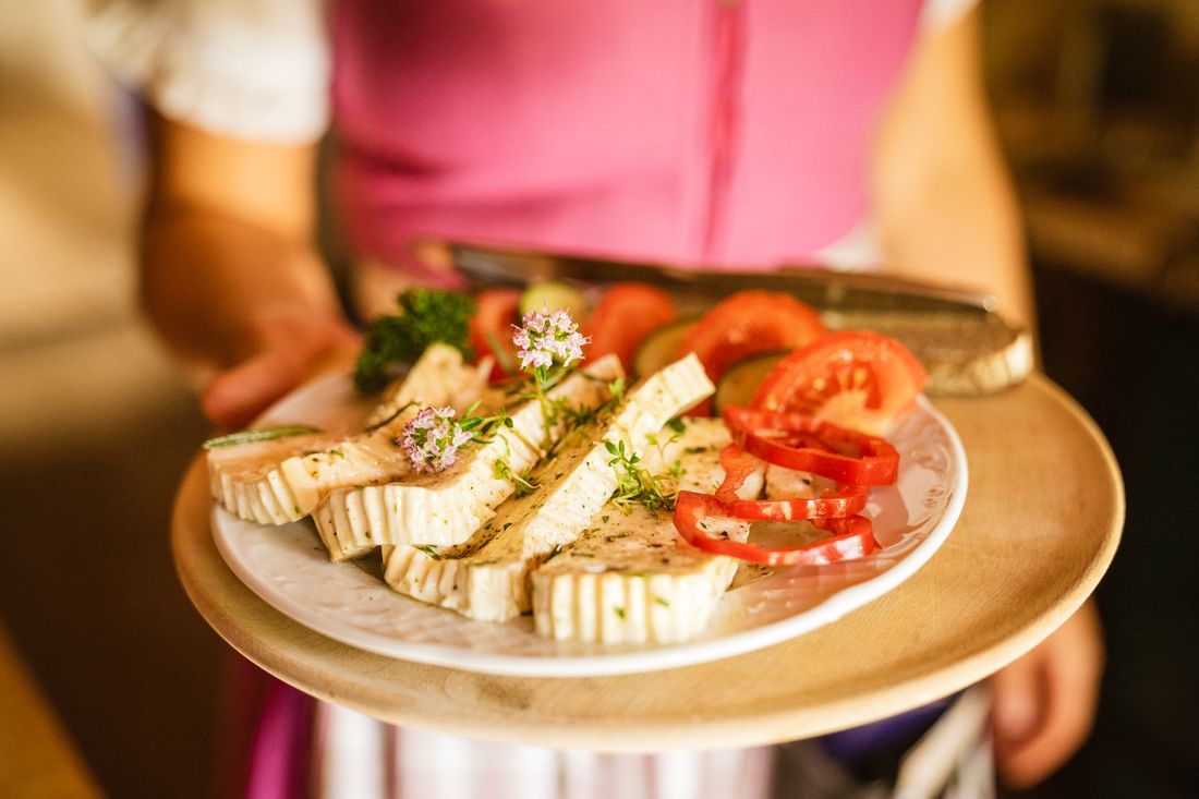 Selbstgemachter Weichkäse