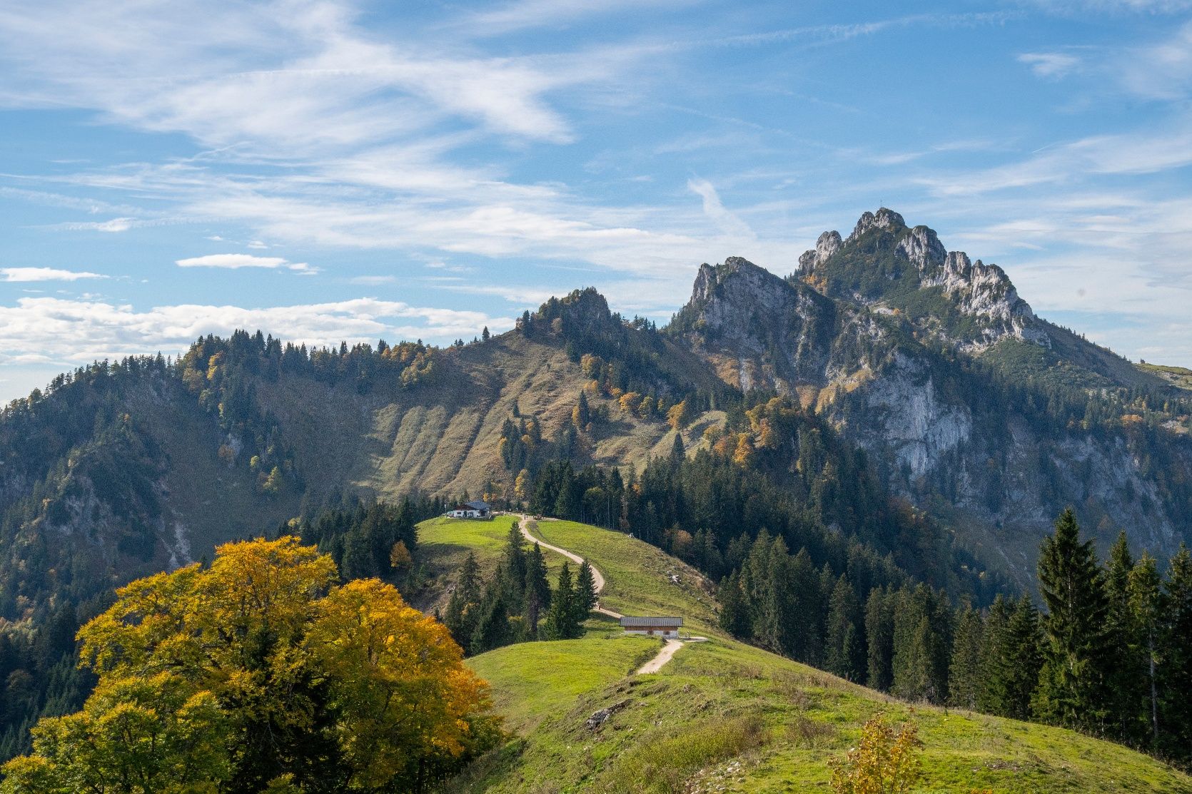 Blick zur Kampenwand