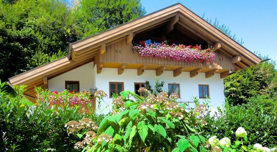 Ferienhaus im Sommer