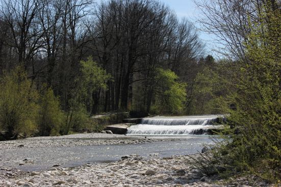 An der Traun entlang