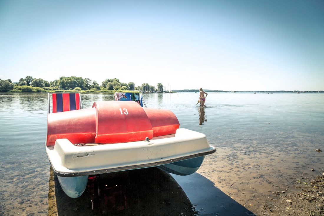 Tretboot Übersee