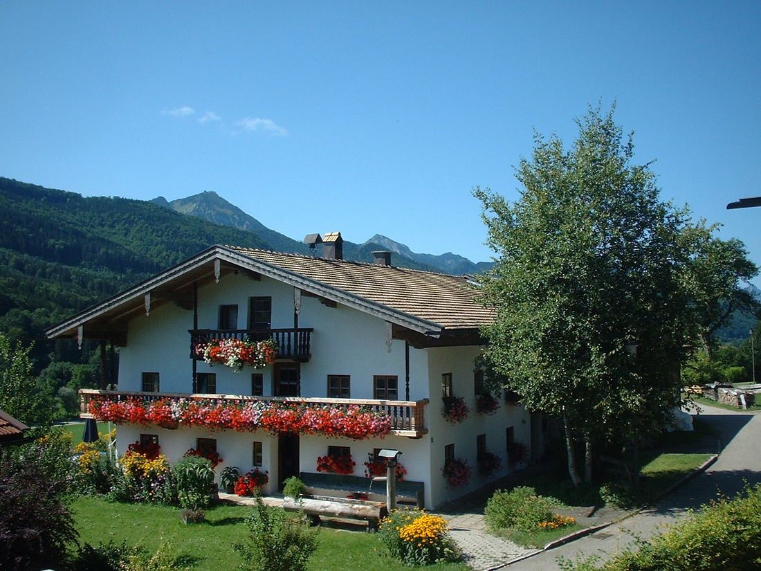 Hausansicht vom Bauernhof