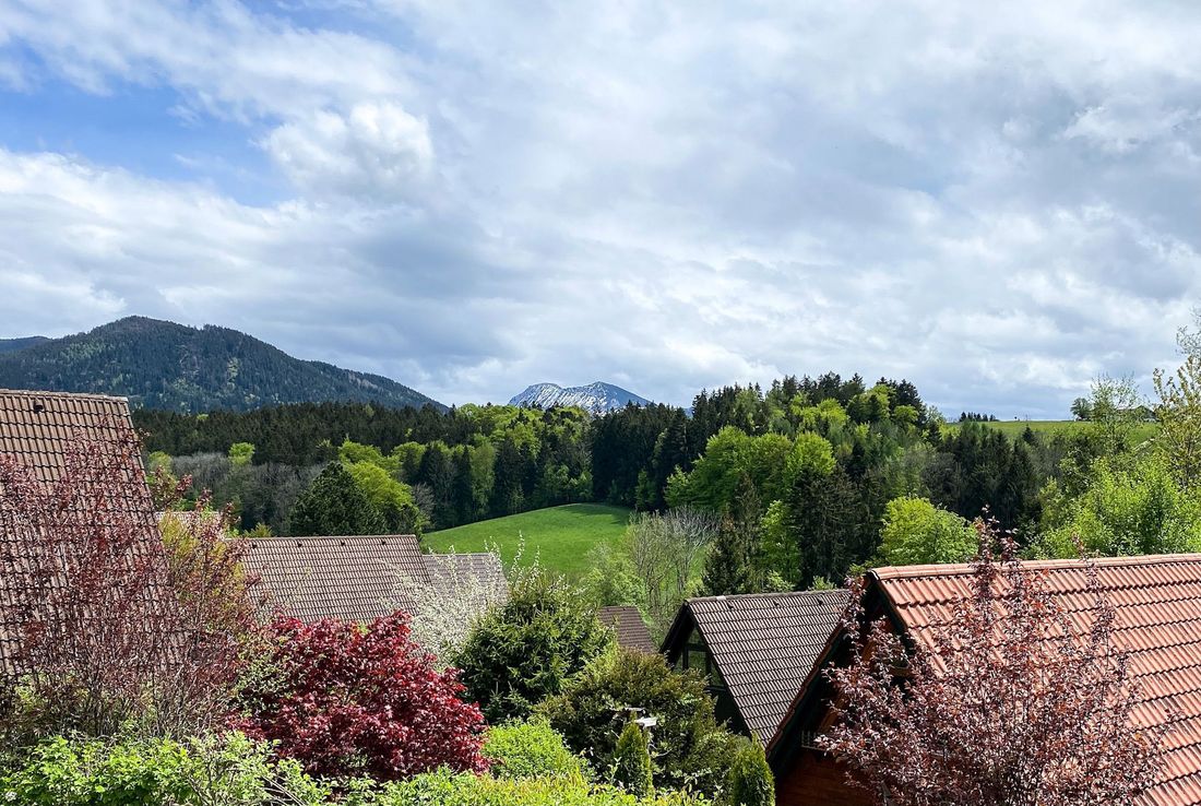 Blick vom Balkon