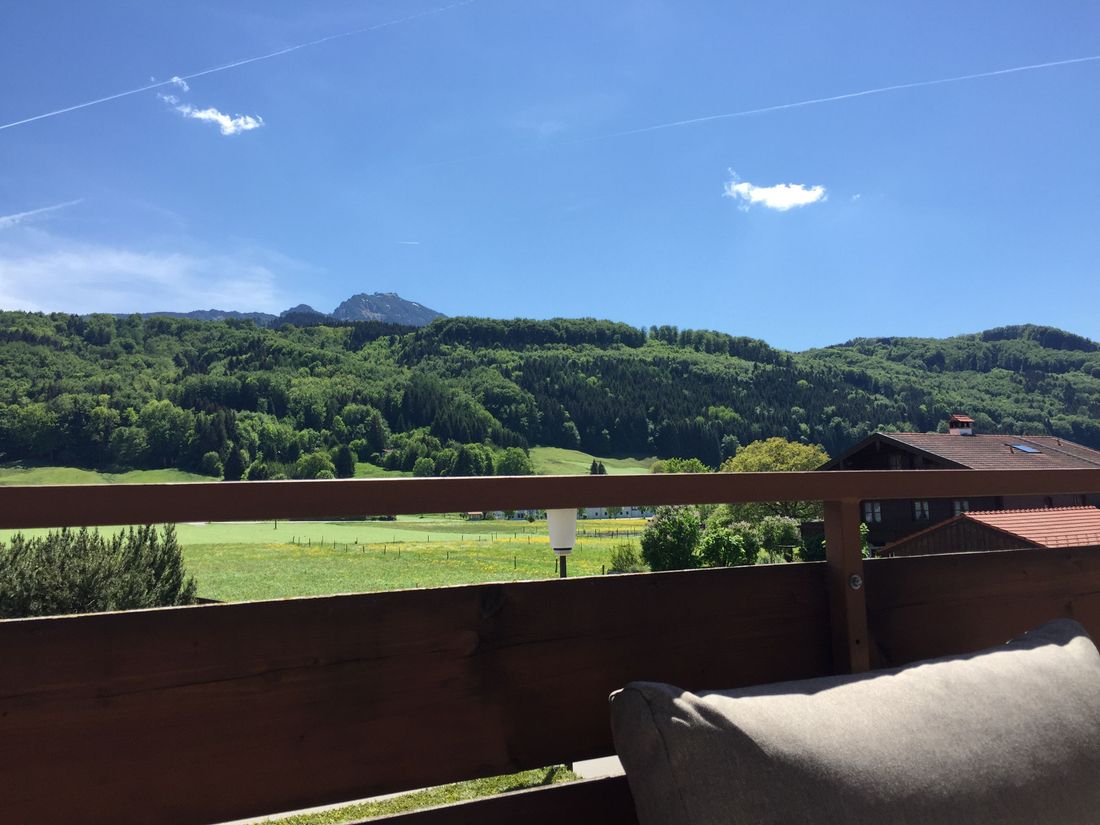 Ausblick vom Balkon