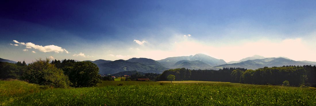 Hochfelln von Holzhausen Pano